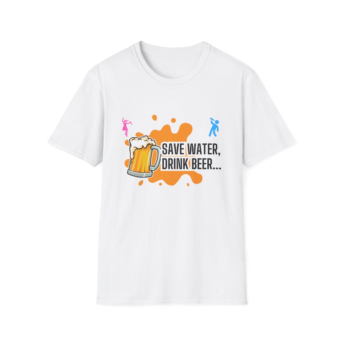 Save Water Drink Beer Unisex T-Shirt | Perfect for Beer Lovers & Casual Gatherings