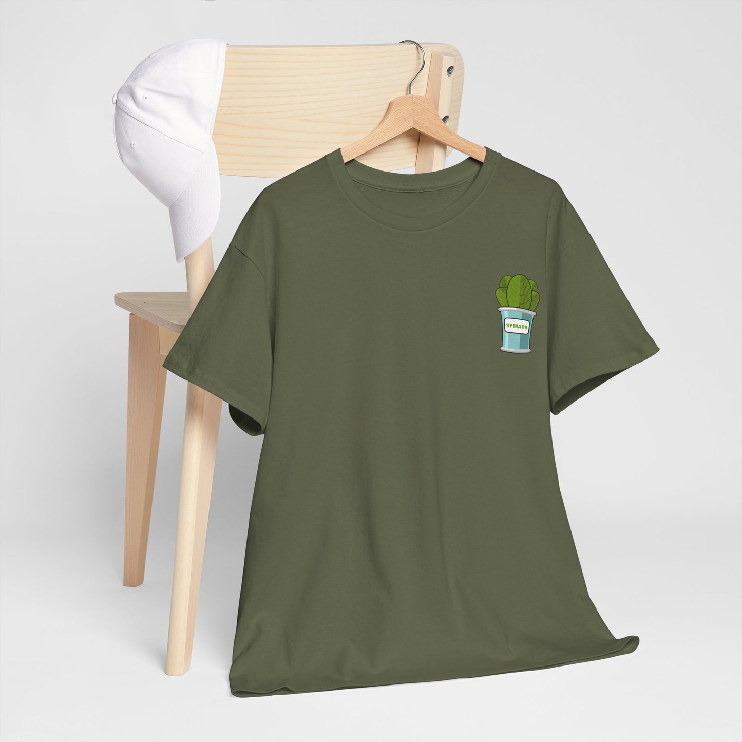 Popeye Front & Back Unisex Tee Shirt Print – Cotton