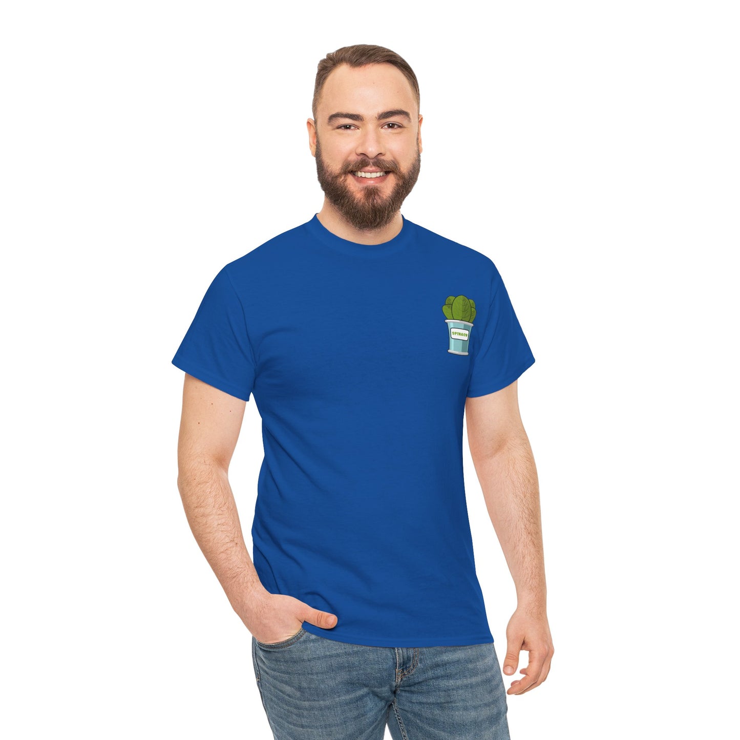 Popeye Front & Back Unisex Tee Shirt Print – Cotton