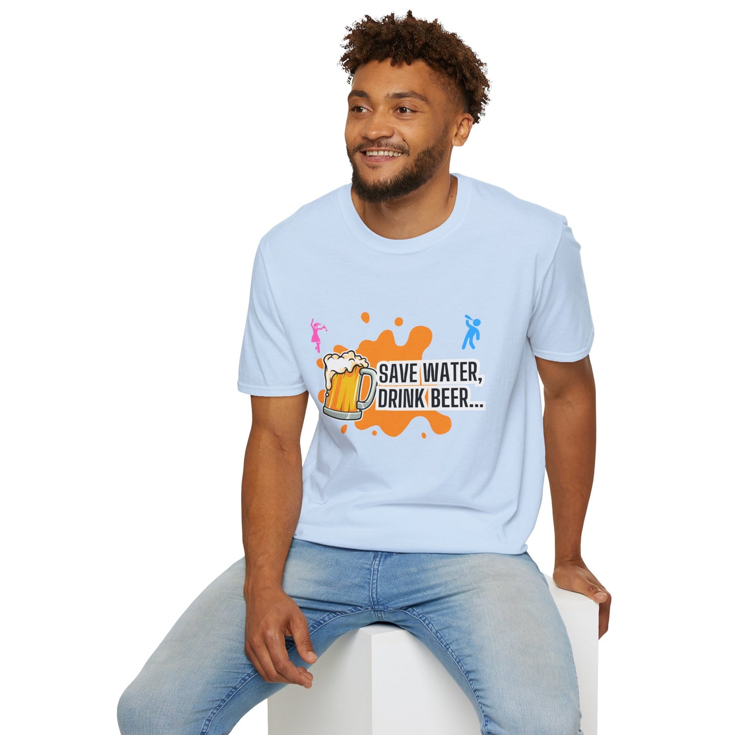 Save Water Drink Beer Unisex T-Shirt | Perfect for Beer Lovers & Casual Gatherings