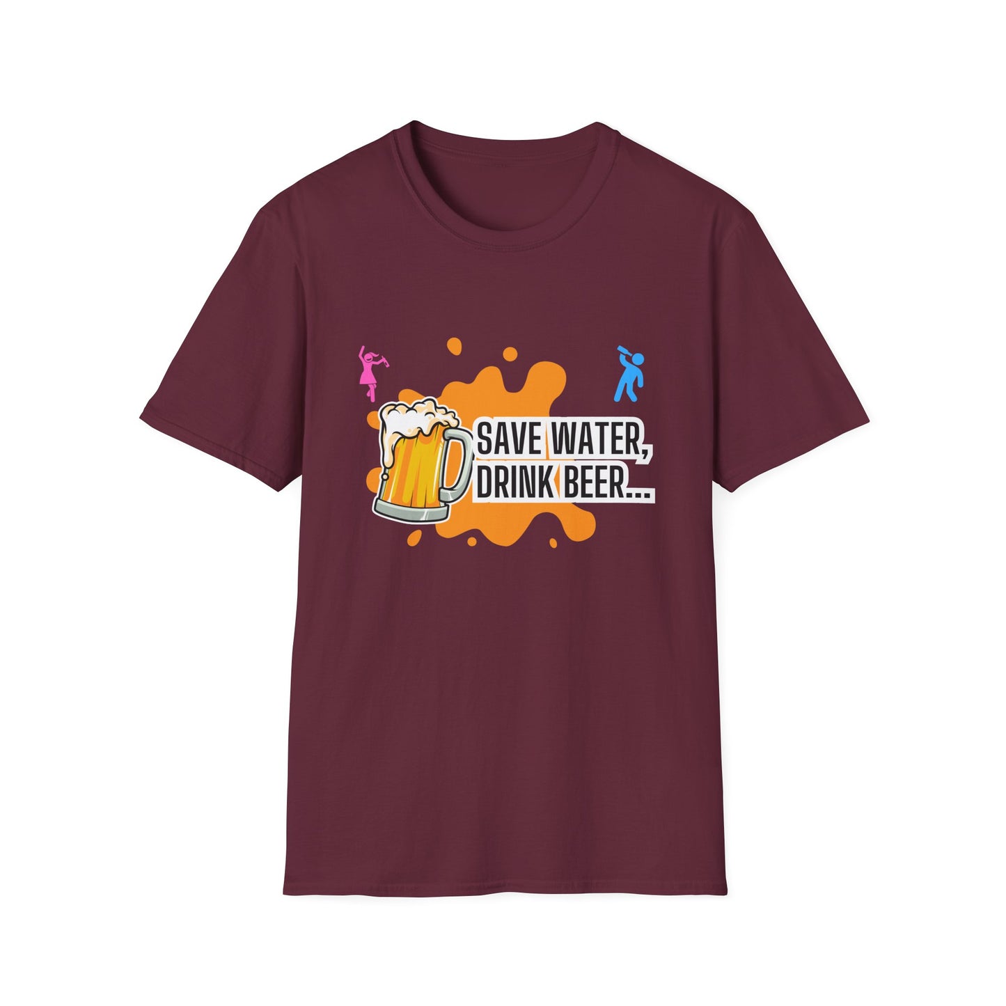 Save Water Drink Beer Unisex T-Shirt | Perfect for Beer Lovers & Casual Gatherings