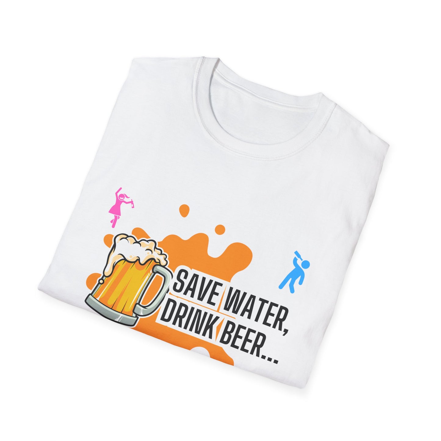 Save Water Drink Beer Unisex T-Shirt | Perfect for Beer Lovers & Casual Gatherings