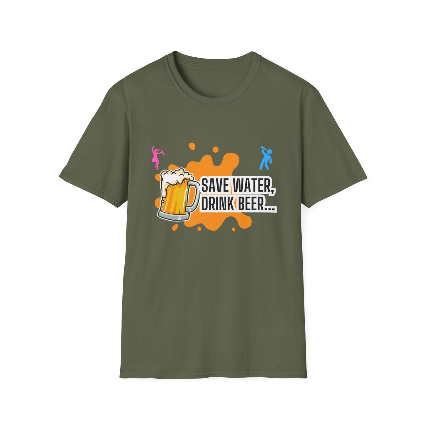 Save Water Drink Beer Unisex T-Shirt | Perfect for Beer Lovers & Casual Gatherings