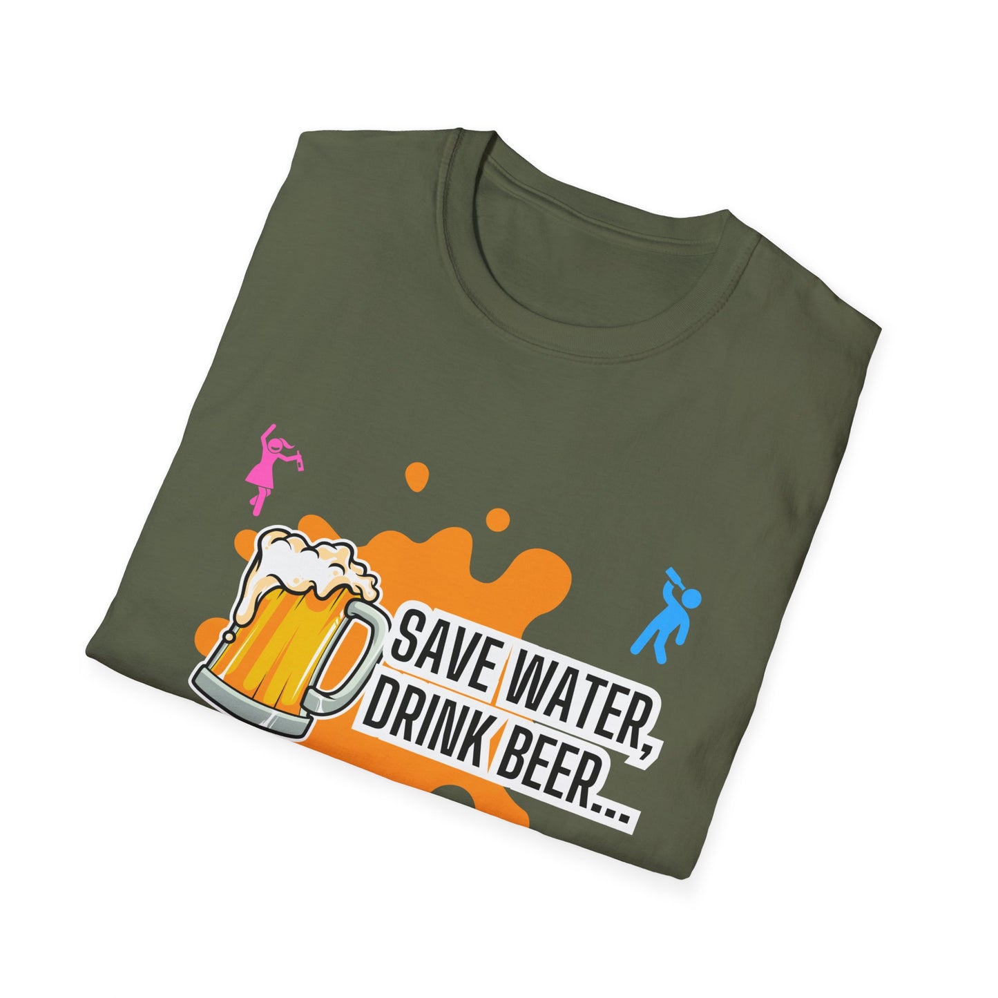 Save Water Drink Beer Unisex T-Shirt | Perfect for Beer Lovers & Casual Gatherings