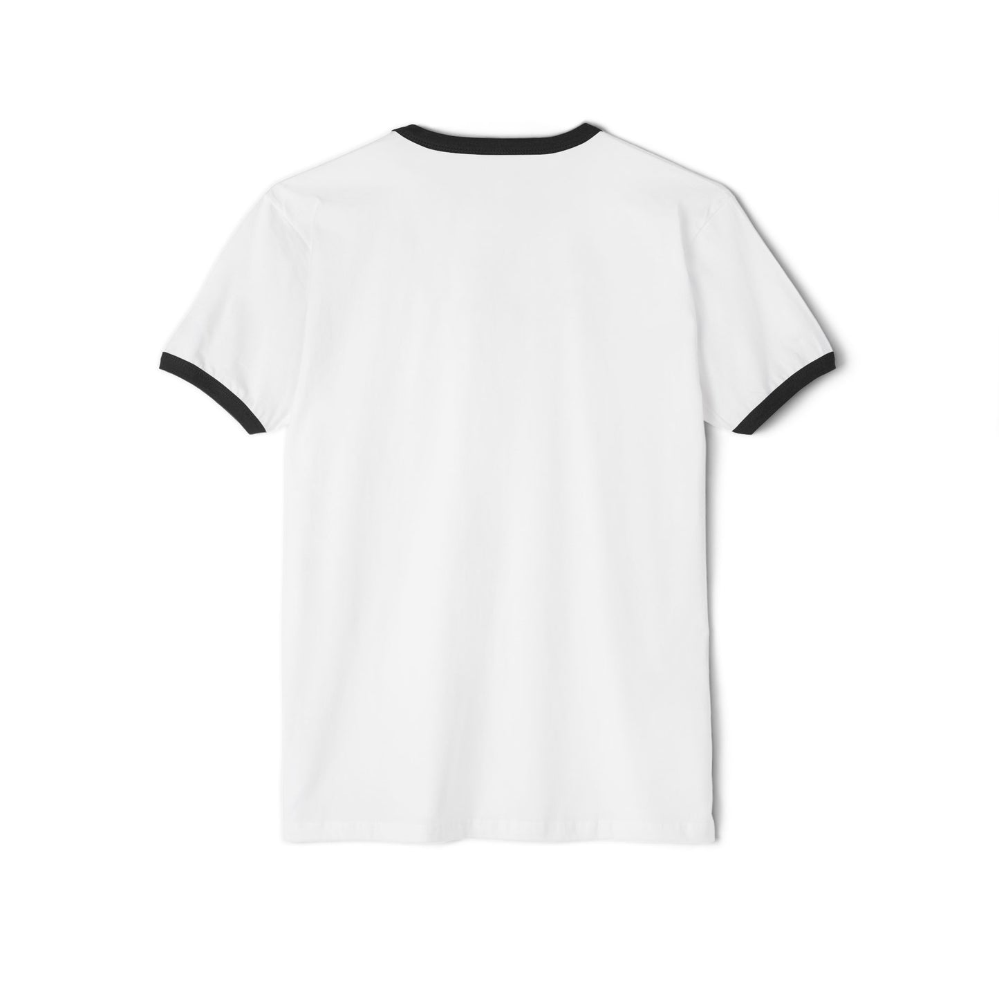 Unisex Cotton Ringer T-Shirt - Outlaw Bear Graphic Tee - Active or Inactive