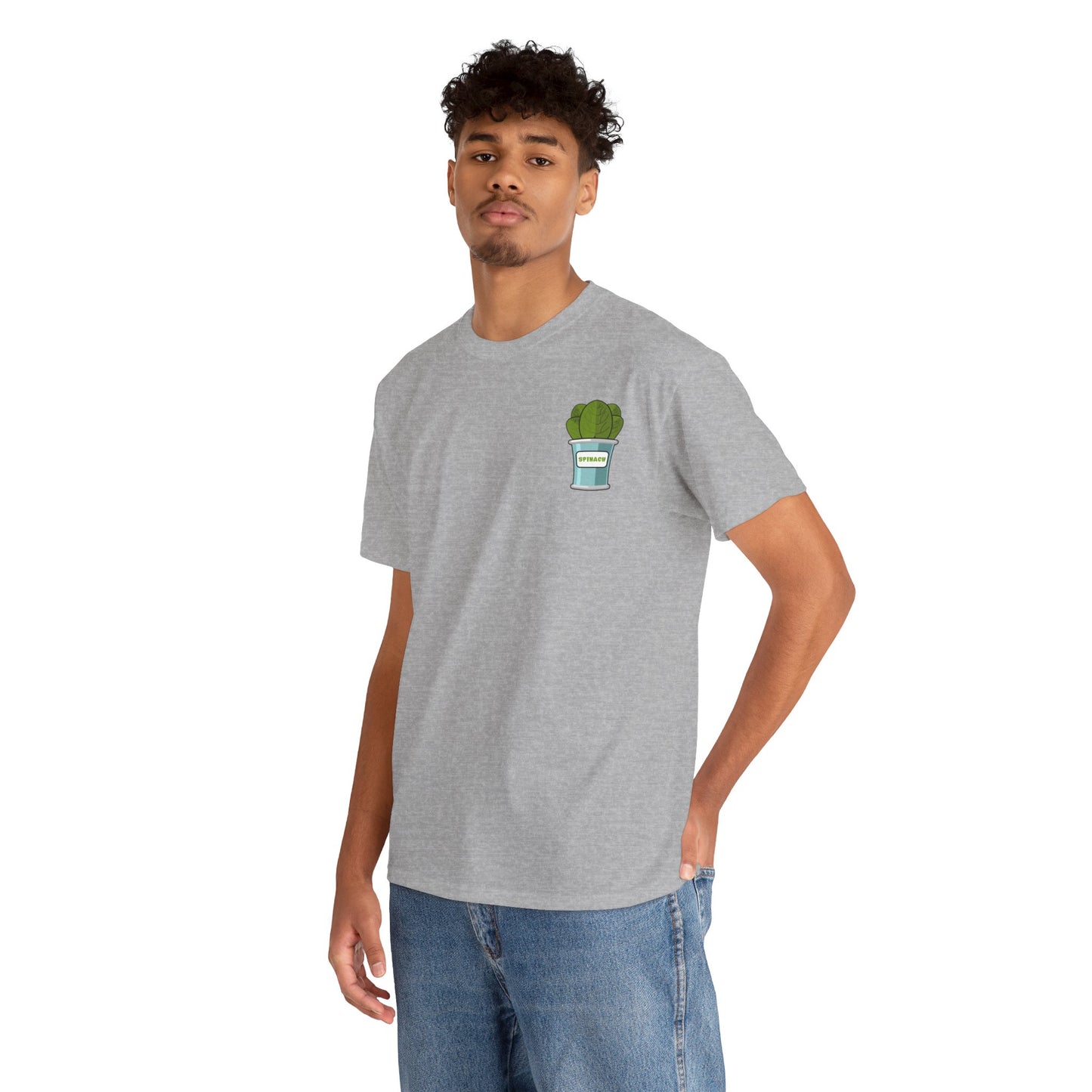 Popeye Front & Back Unisex Tee Shirt Print – Cotton