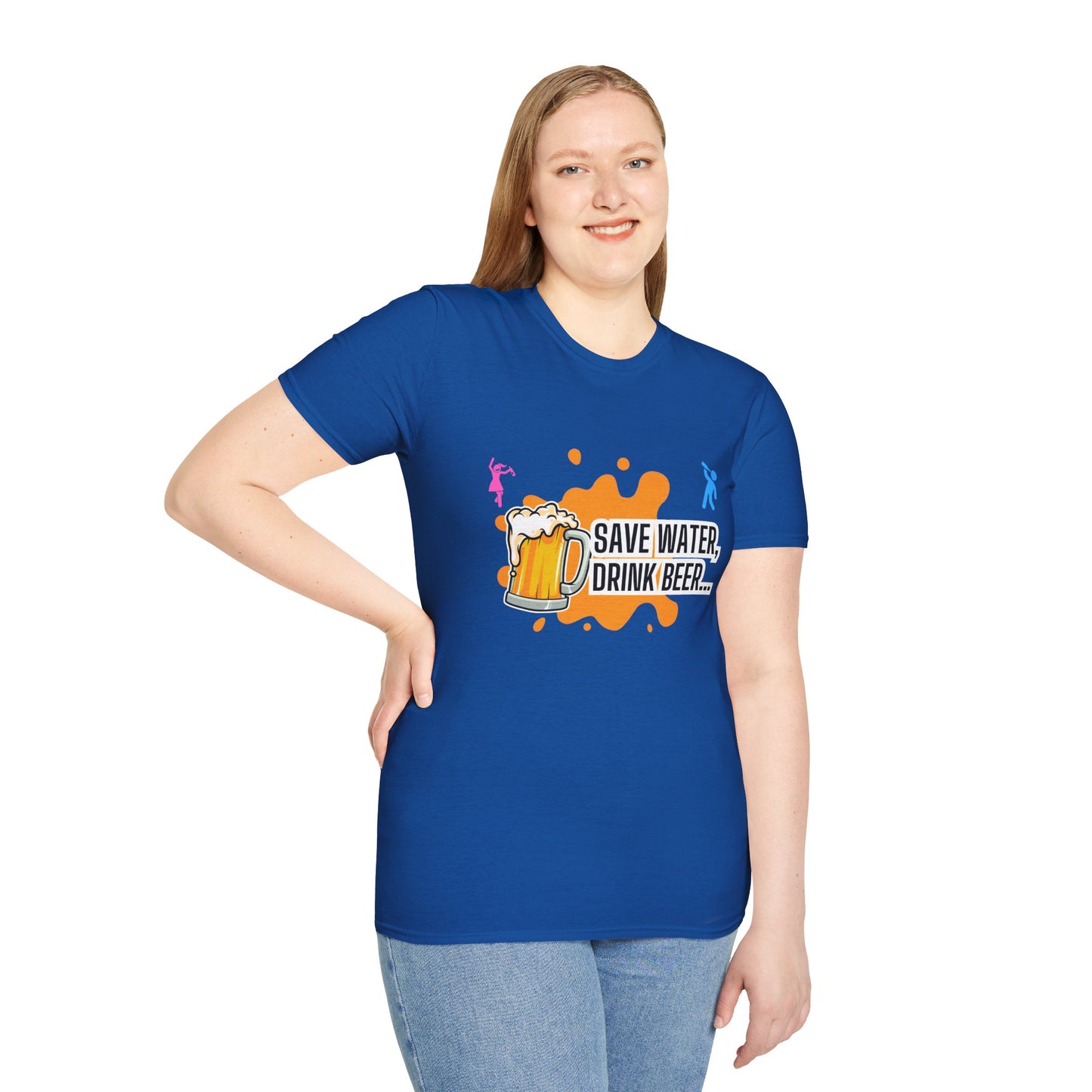 Save Water Drink Beer Unisex T-Shirt | Perfect for Beer Lovers & Casual Gatherings
