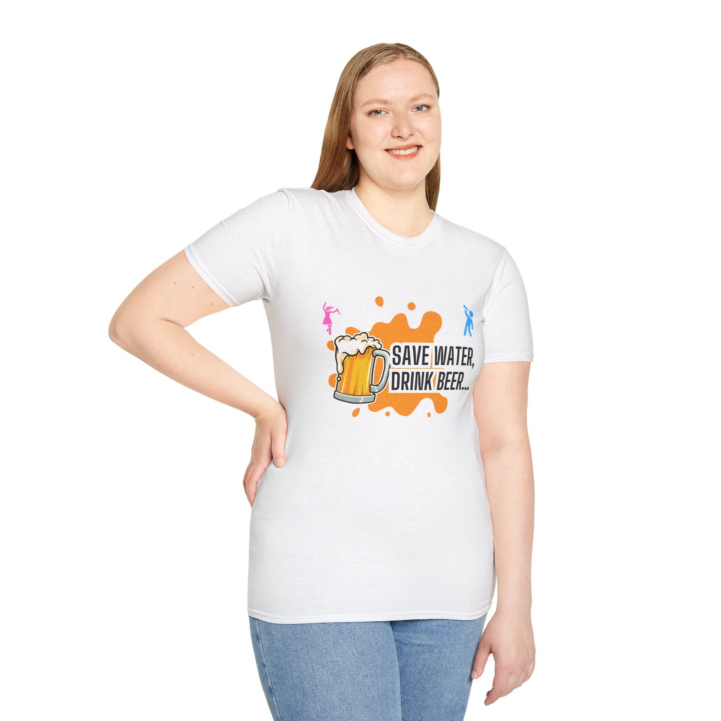 Save Water Drink Beer Unisex T-Shirt | Perfect for Beer Lovers & Casual Gatherings