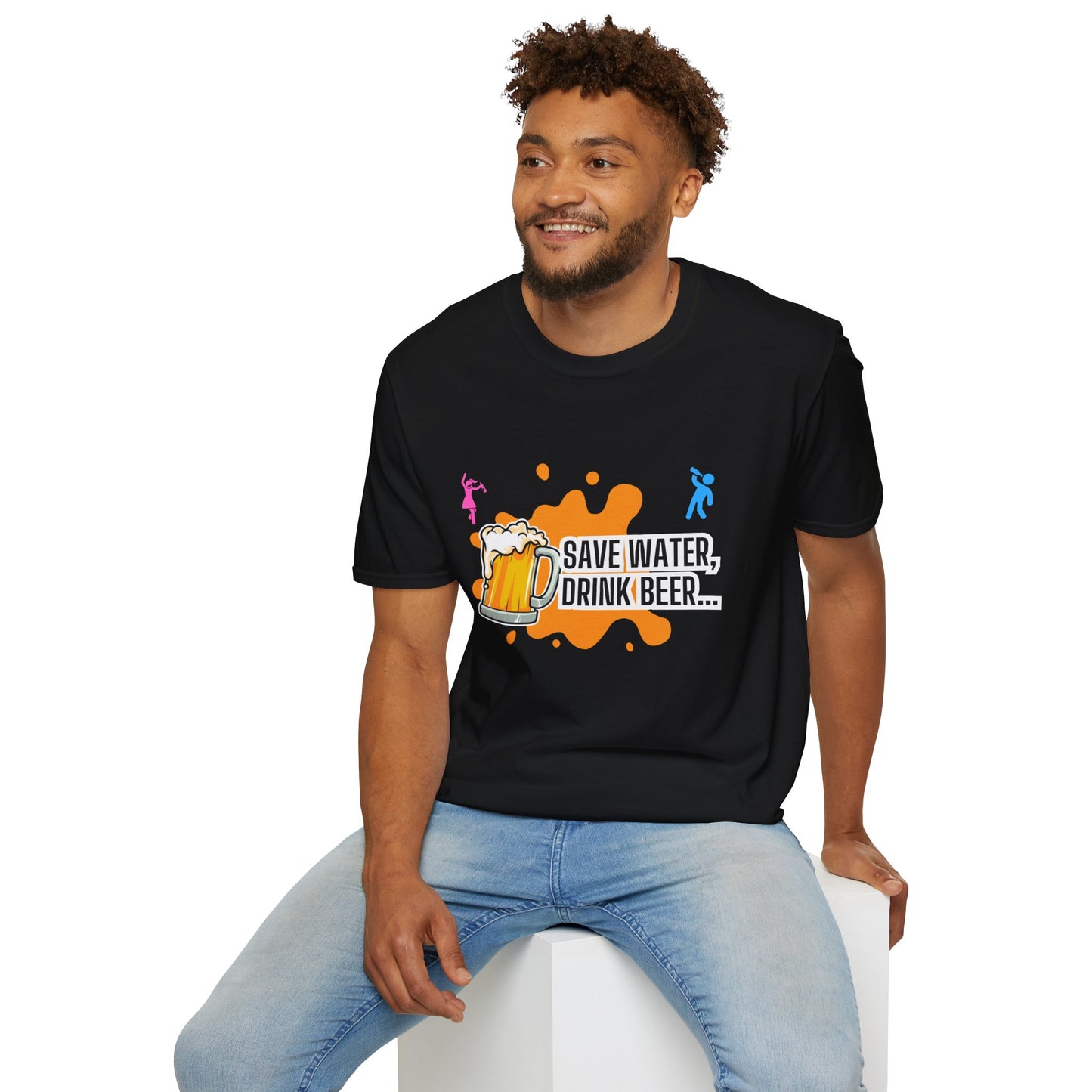 Save Water Drink Beer Unisex T-Shirt | Perfect for Beer Lovers & Casual Gatherings