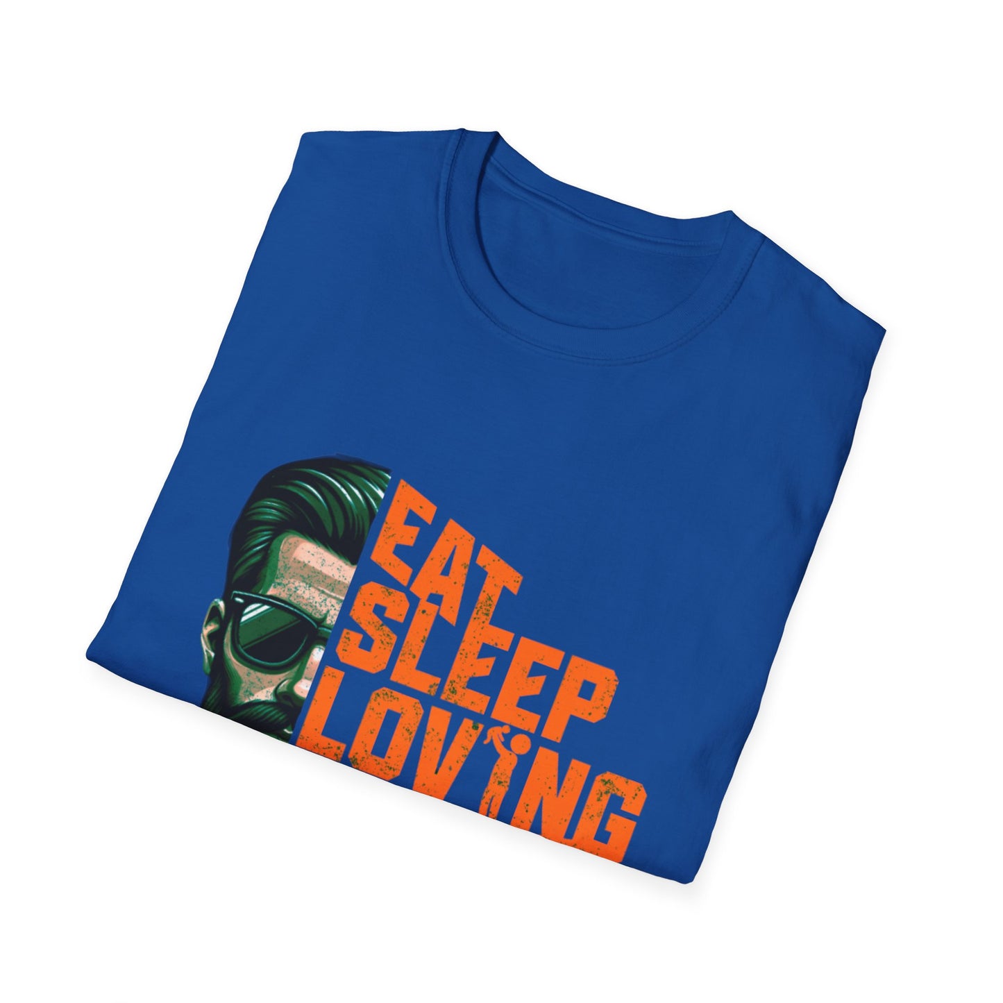 Proud Daddy Unisex Softstyle T-Shirt - Eat Sleep Loving Repeat