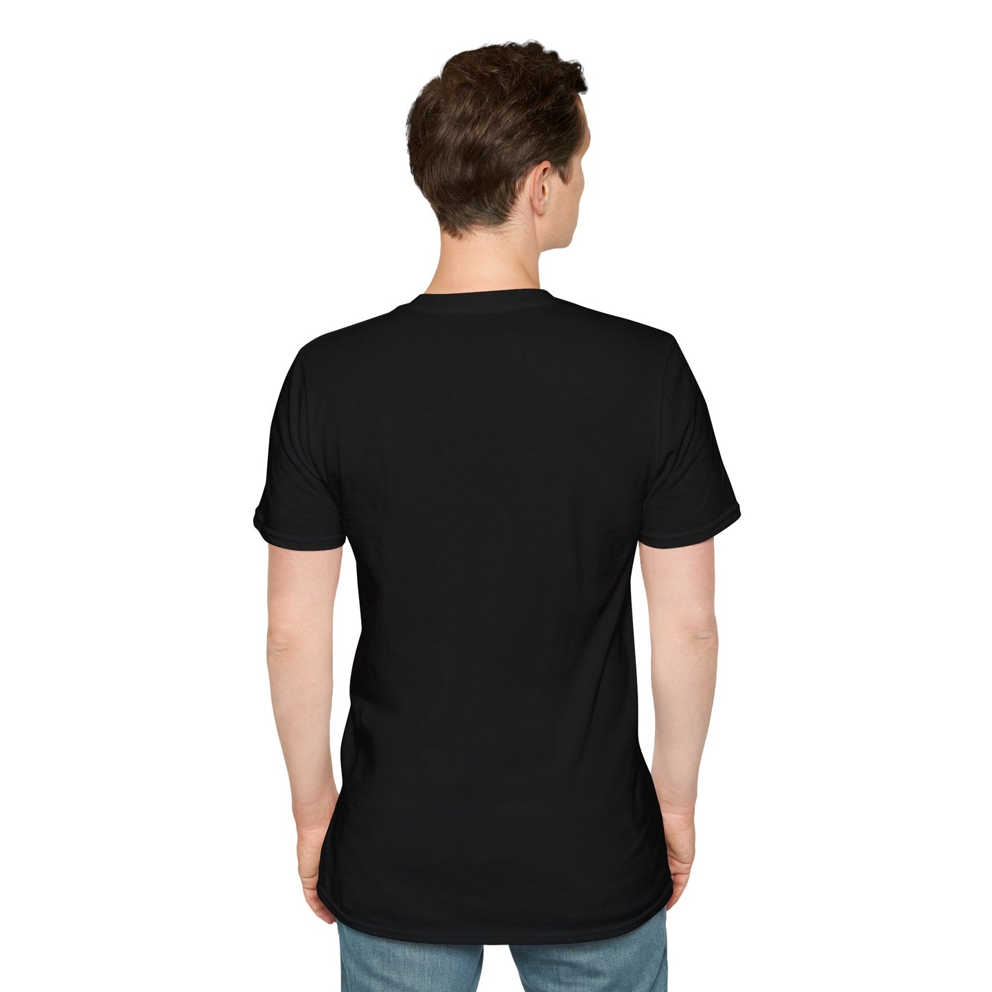 Funny Error 404 Motivational Unisex Softstyle T-Shirt