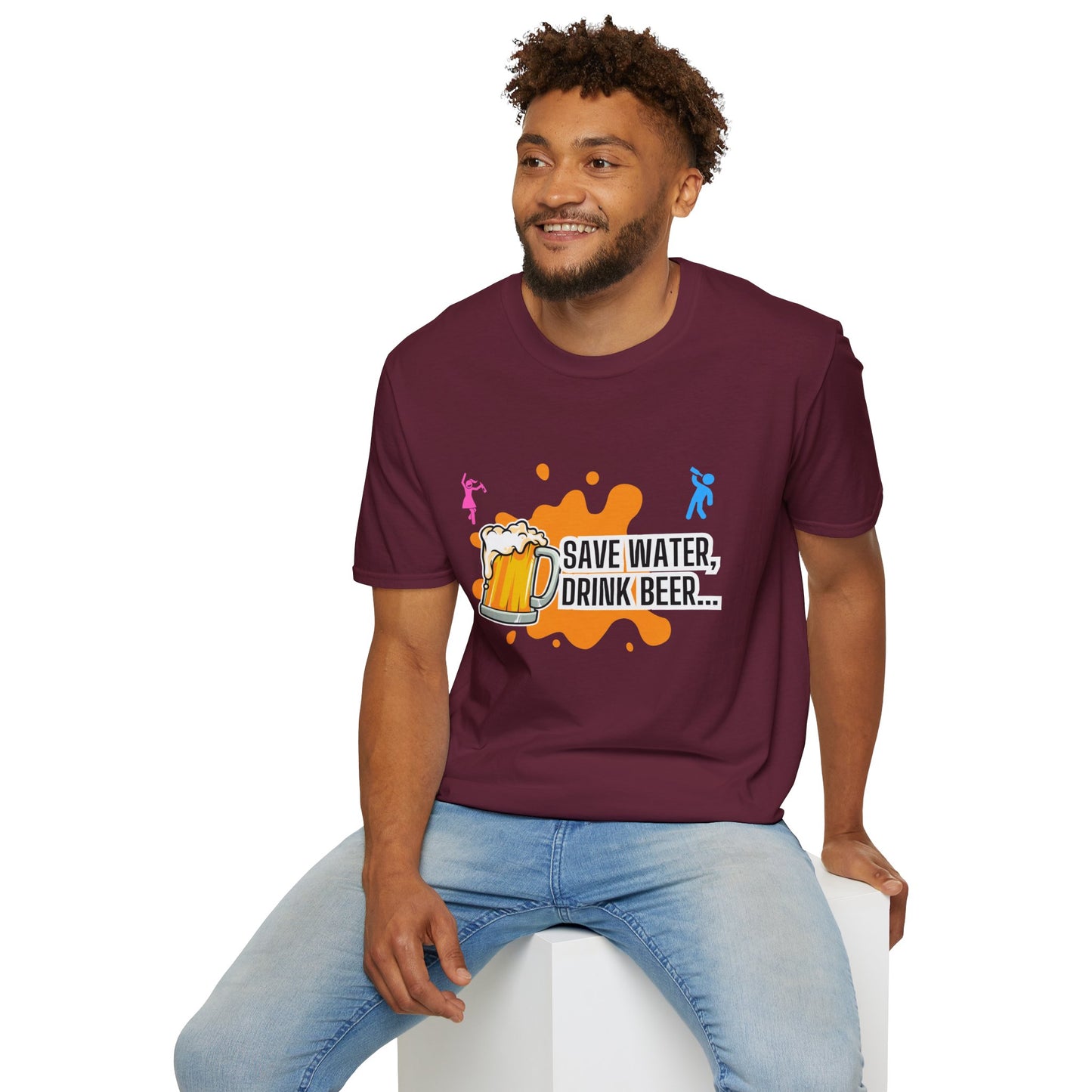 Save Water Drink Beer Unisex T-Shirt | Perfect for Beer Lovers & Casual Gatherings