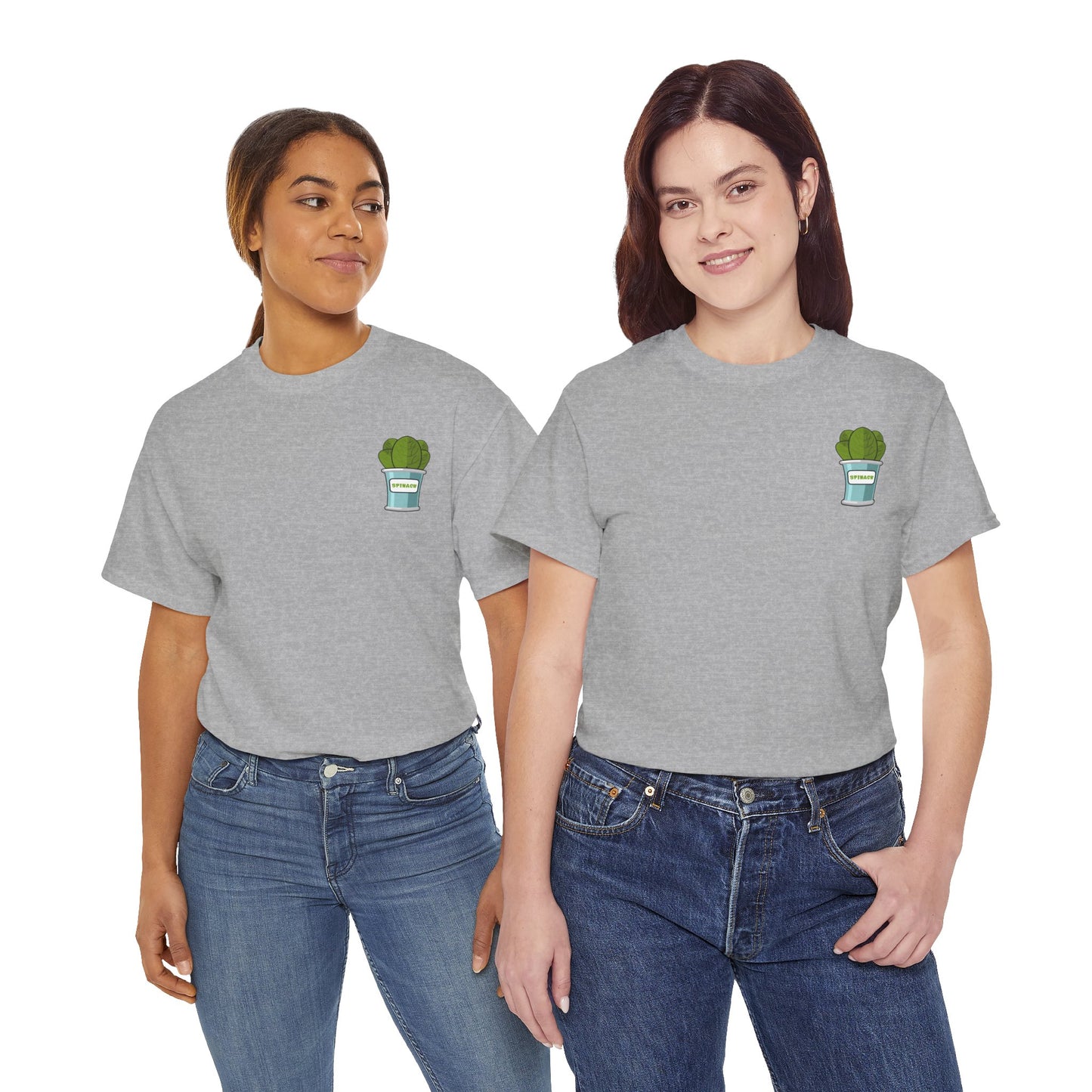 Popeye Front & Back Unisex Tee Shirt Print – Cotton
