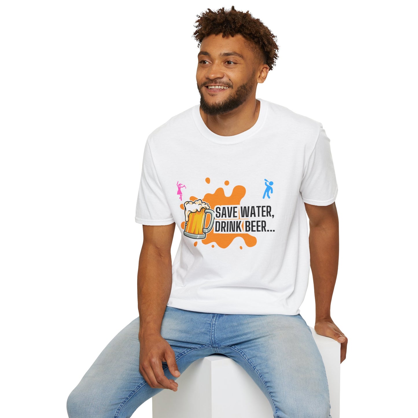 Save Water Drink Beer Unisex T-Shirt | Perfect for Beer Lovers & Casual Gatherings