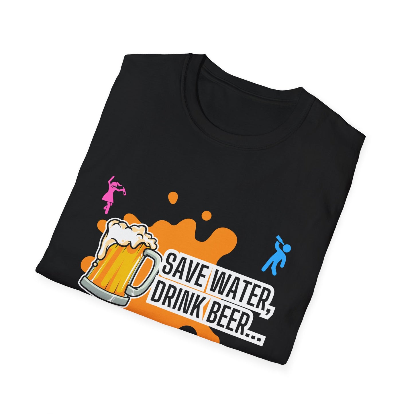 Save Water Drink Beer Unisex T-Shirt | Perfect for Beer Lovers & Casual Gatherings