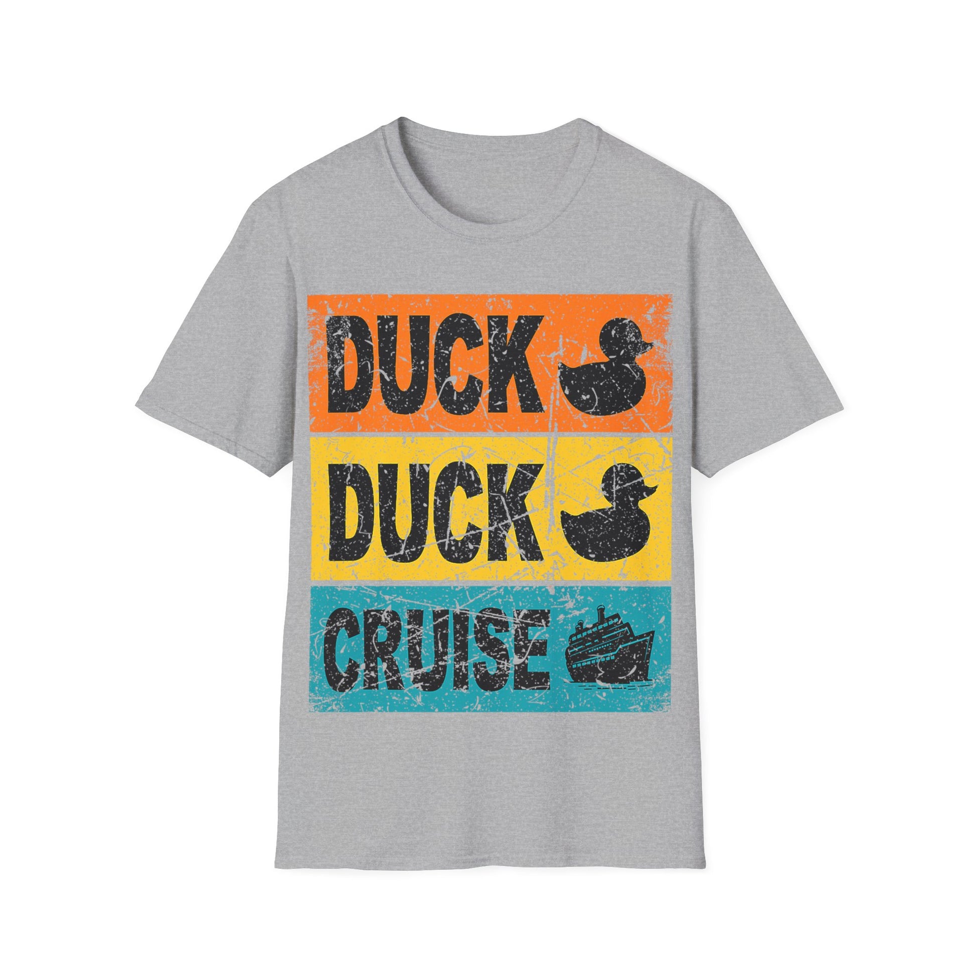Duck Duck Choose Unisex Softstyle T-Shirt, Cute Animal Tee, Funny Graphic Shirt, Gift for Duck Lovers, Casual Wear, Summer Outfit