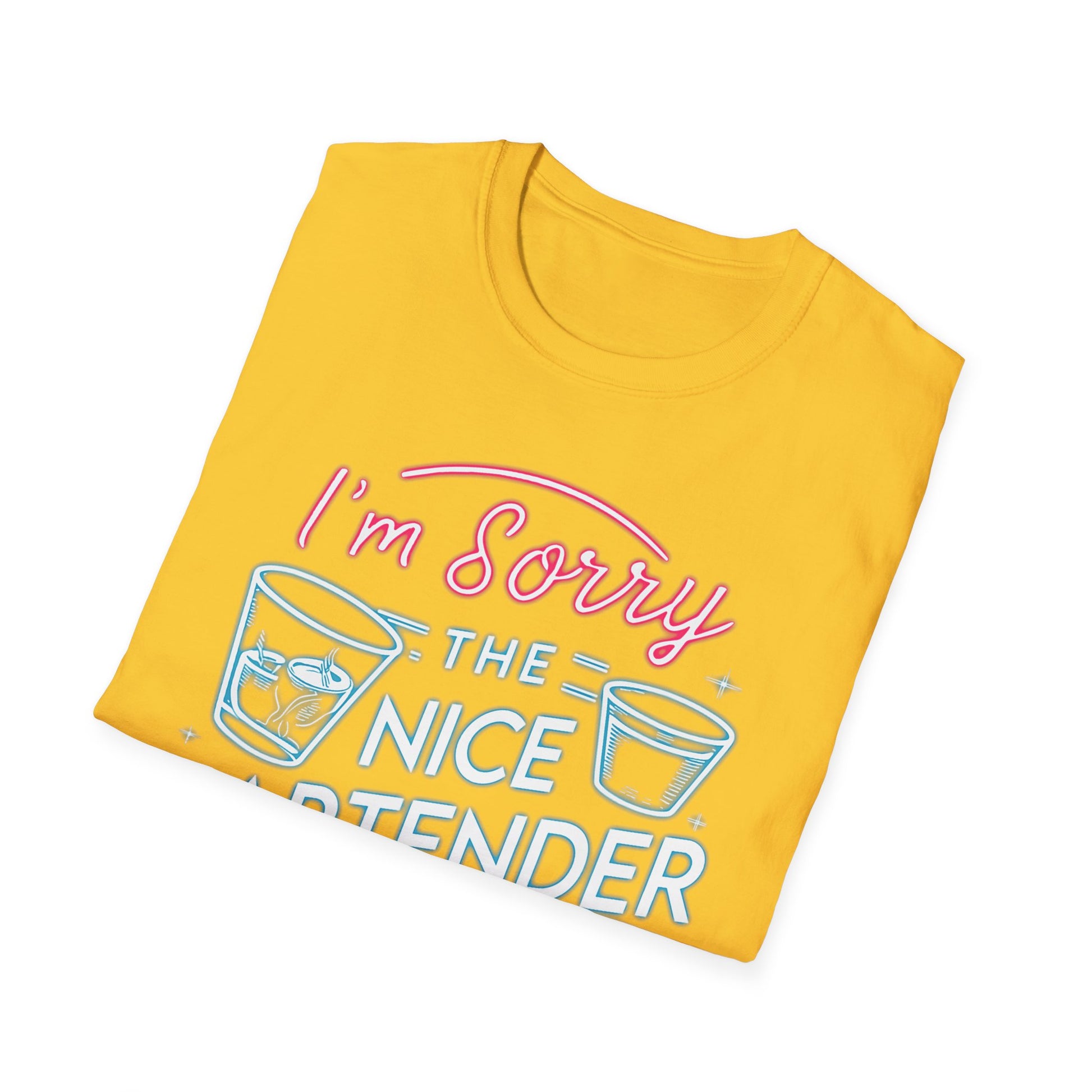 I'm Sorry, The Nice Bartender Is On Vacation T-Shirt, Fun Vacation Tee, Summer Outfit, Gift for Travelers, Beach Day Shirt