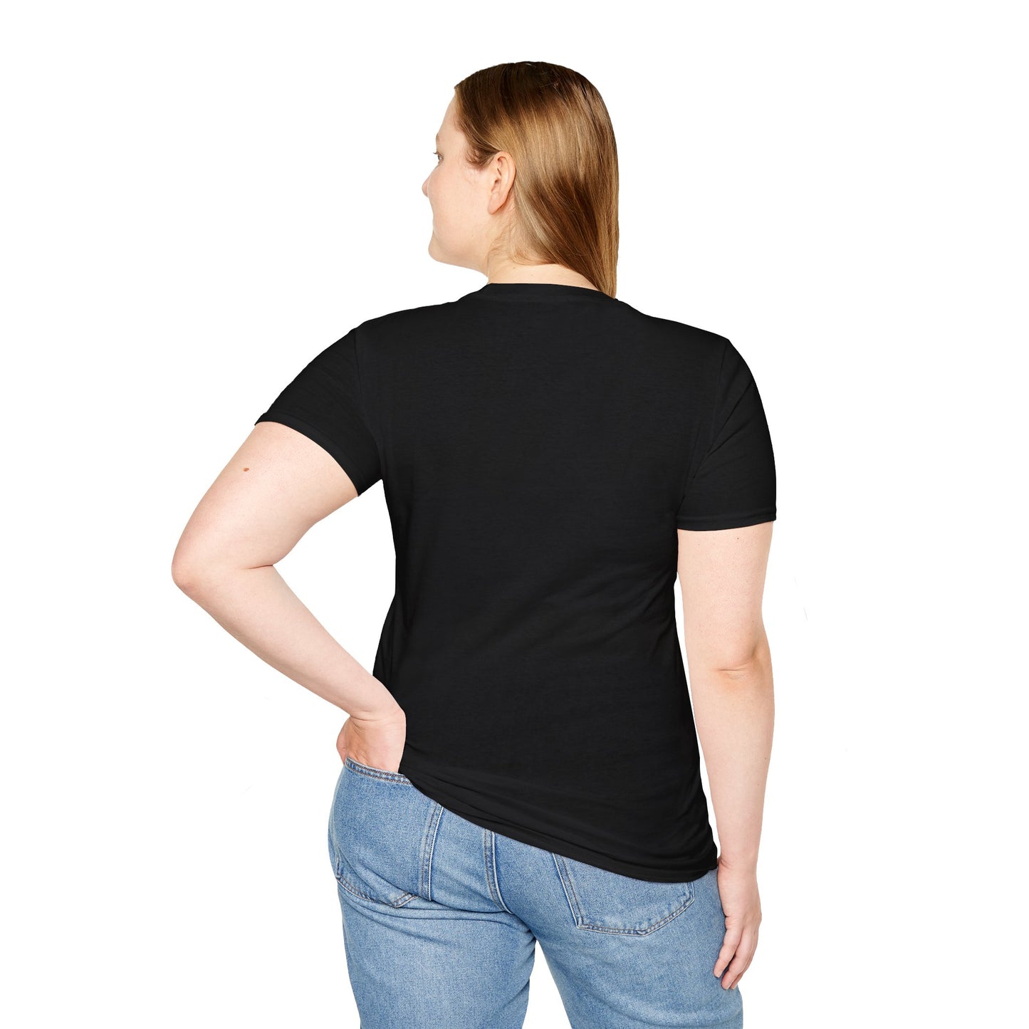 Funny Error 404 Motivational Unisex Softstyle T-Shirt
