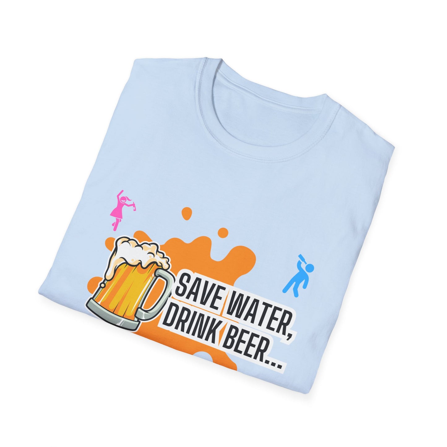 Save Water Drink Beer Unisex T-Shirt | Perfect for Beer Lovers & Casual Gatherings