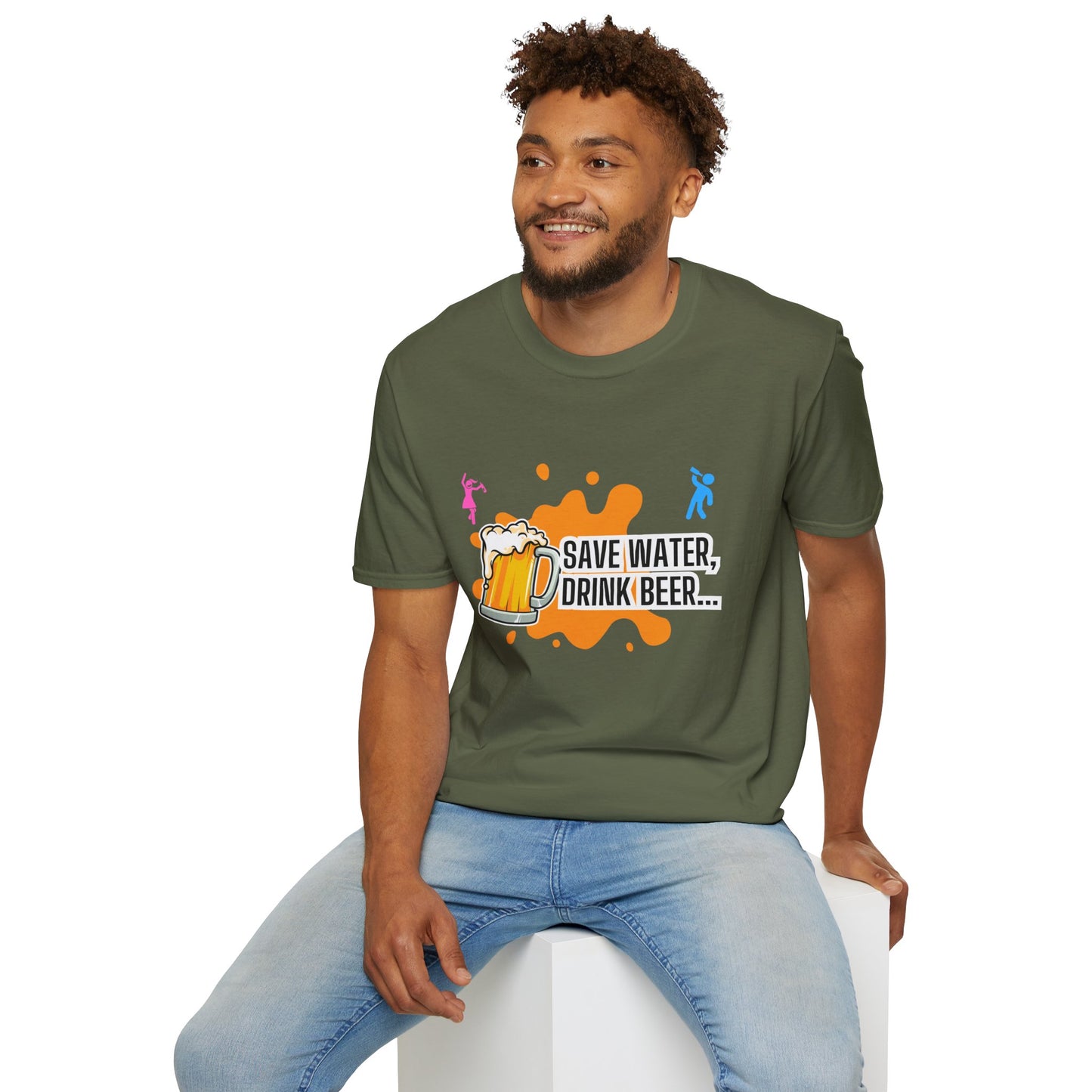 Save Water Drink Beer Unisex T-Shirt | Perfect for Beer Lovers & Casual Gatherings
