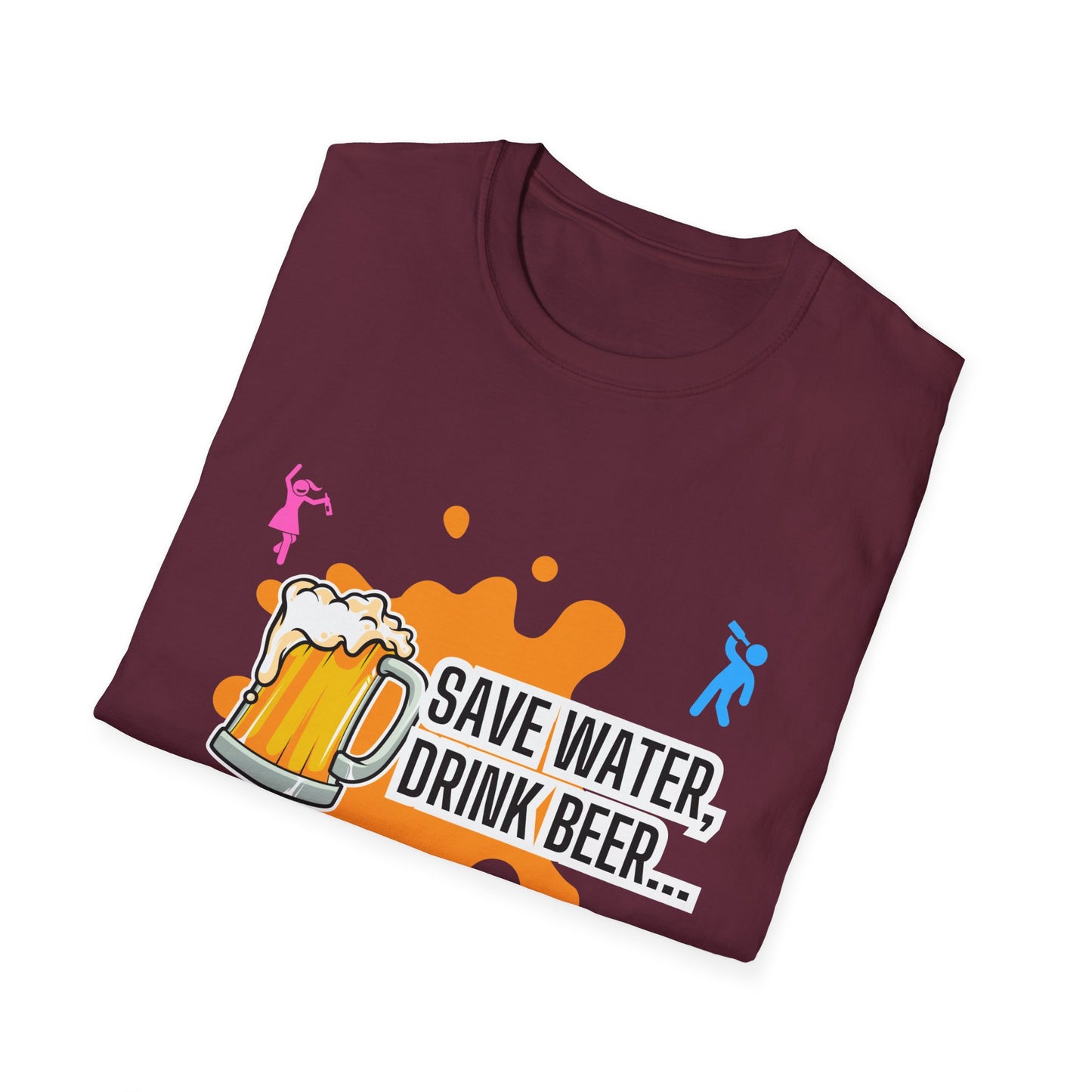 Save Water Drink Beer Unisex T-Shirt | Perfect for Beer Lovers & Casual Gatherings