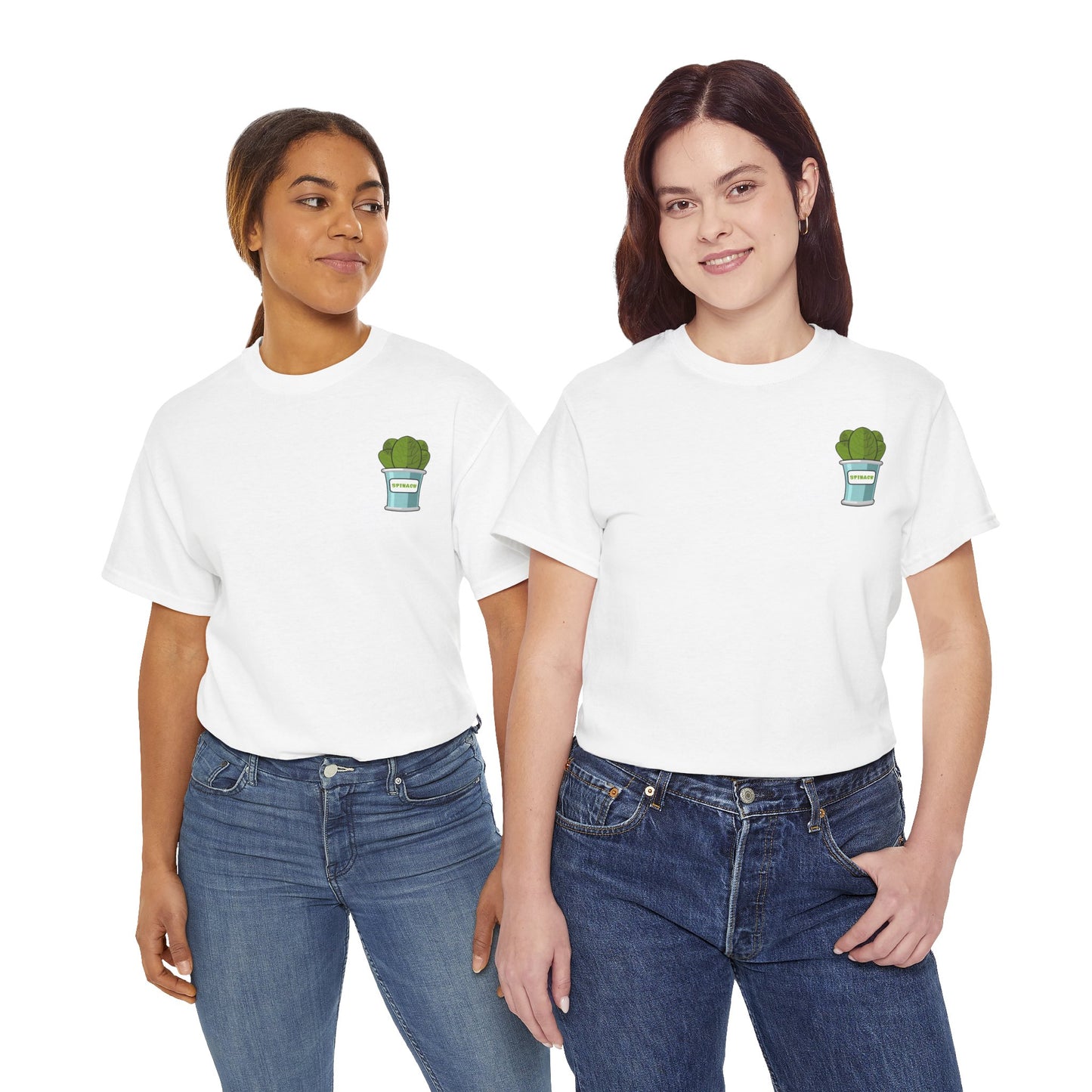 Popeye Front & Back Unisex Tee Shirt Print – Cotton