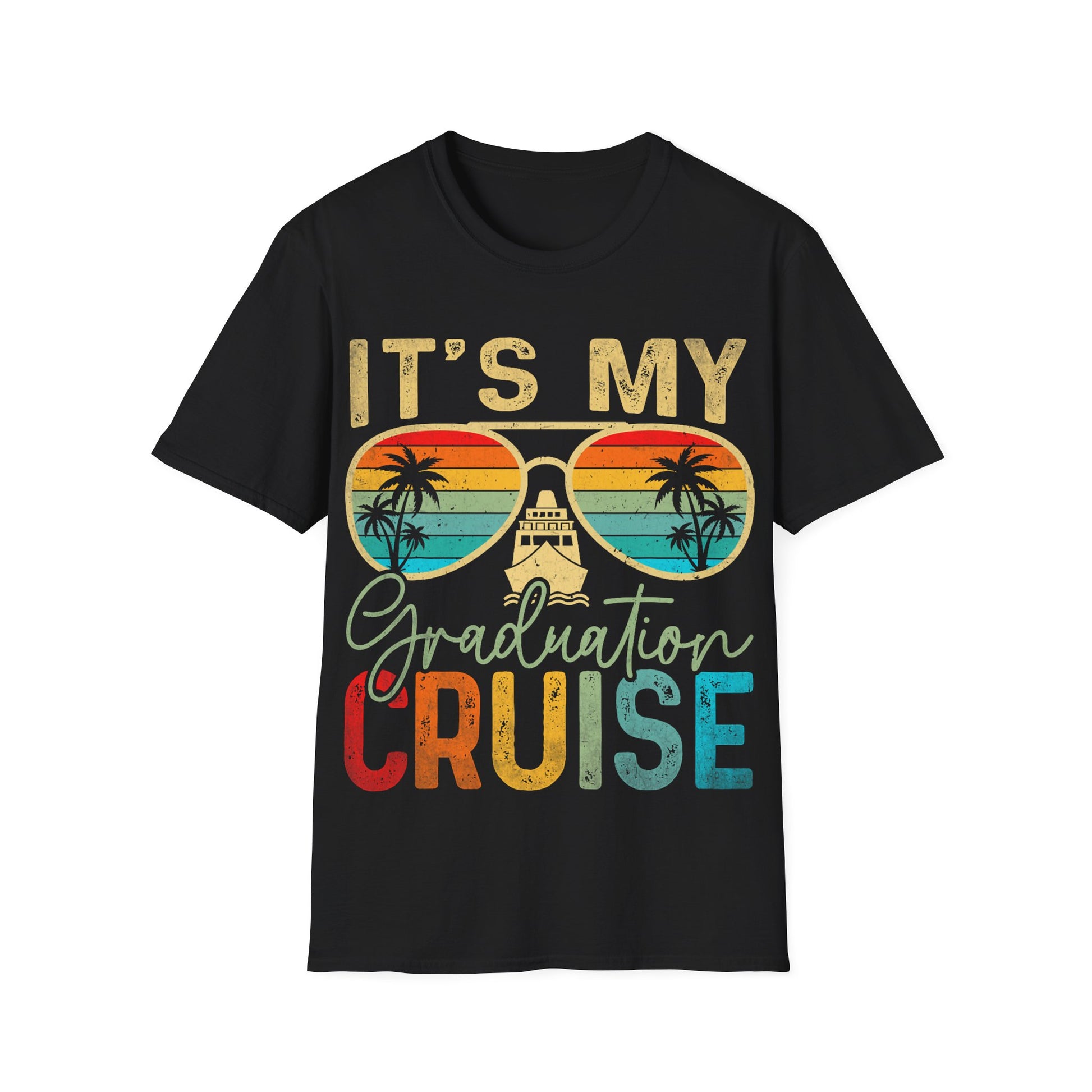 Summer Graduation Cruise T-Shirt, Perfect for Grad Celebrations, Beach Trips, Family Reunions, Vacation Tees, Casual Wear