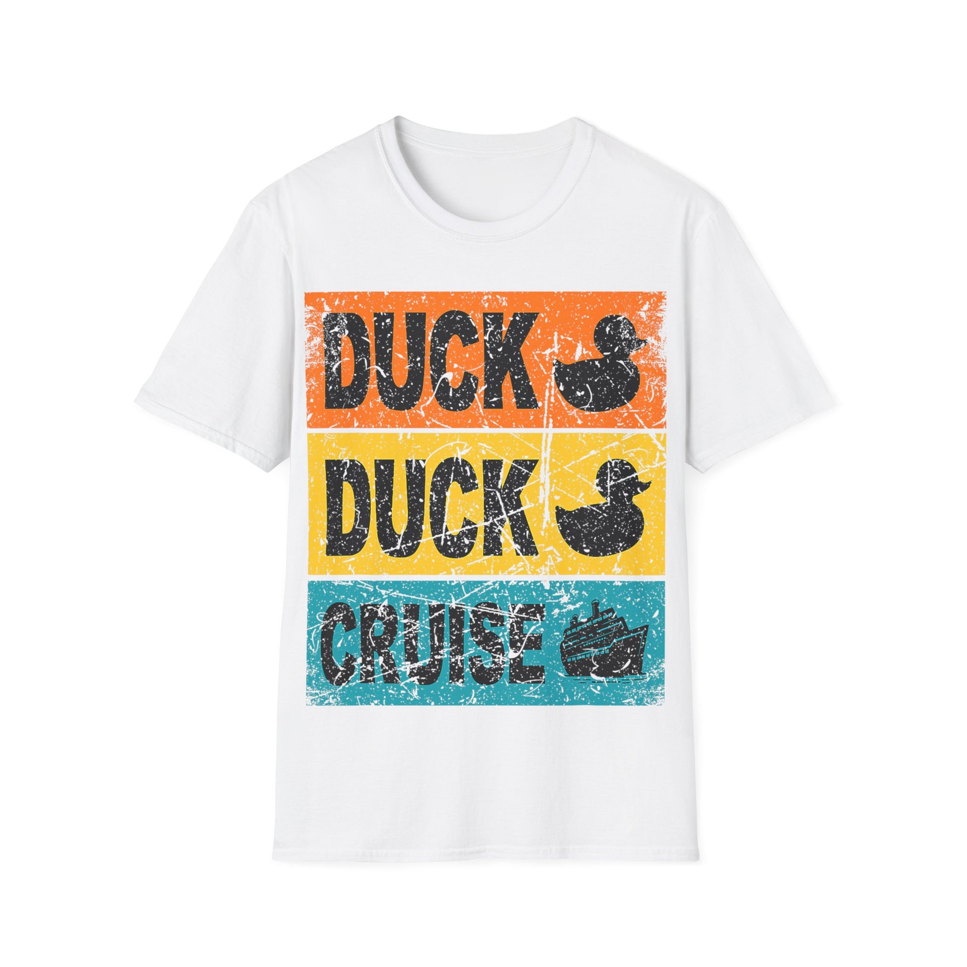 Duck Duck Choose Unisex Softstyle T-Shirt, Cute Animal Tee, Funny Graphic Shirt, Gift for Duck Lovers, Casual Wear, Summer Outfit