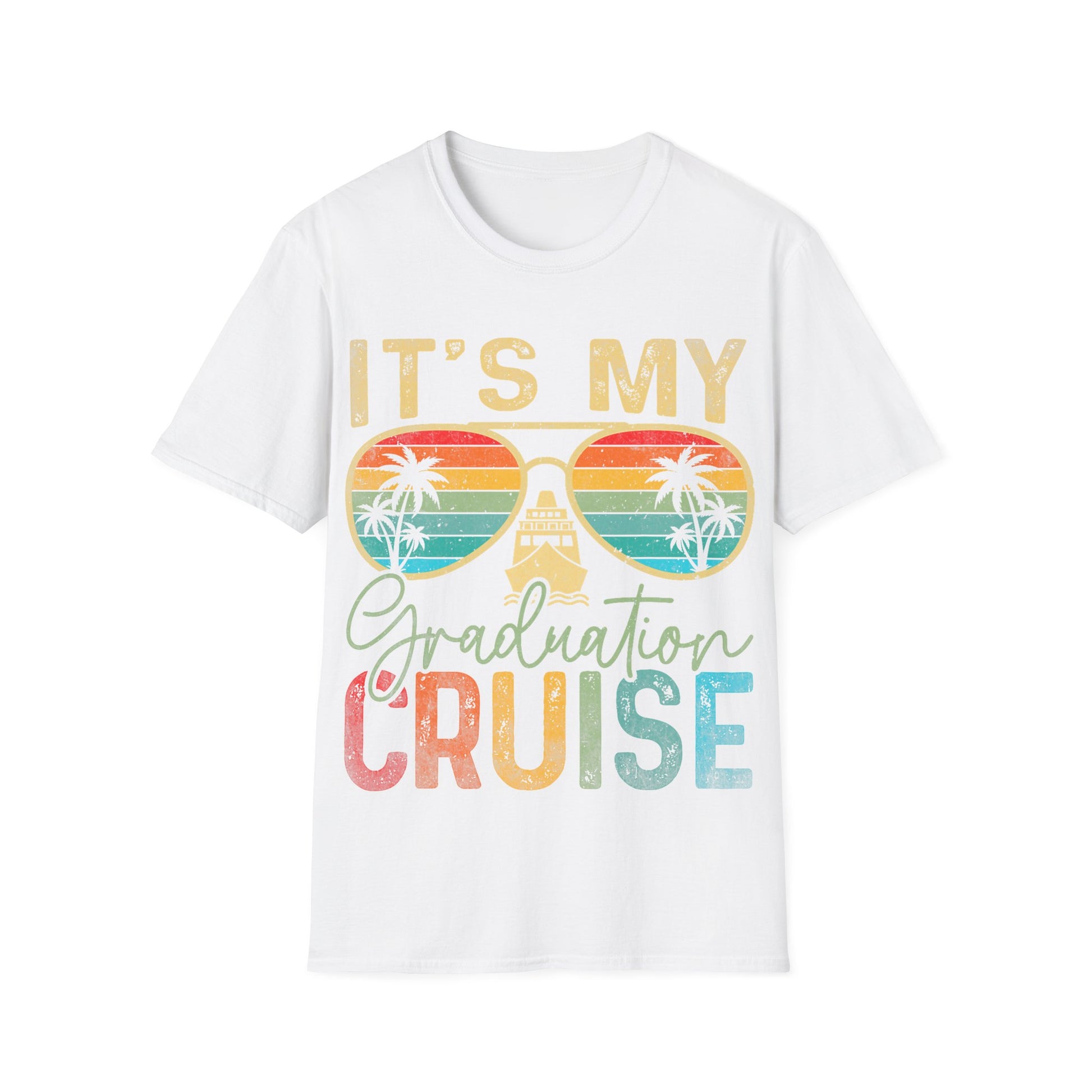 Summer Graduation Cruise T-Shirt, Perfect for Grad Celebrations, Beach Trips, Family Reunions, Vacation Tees, Casual Wear