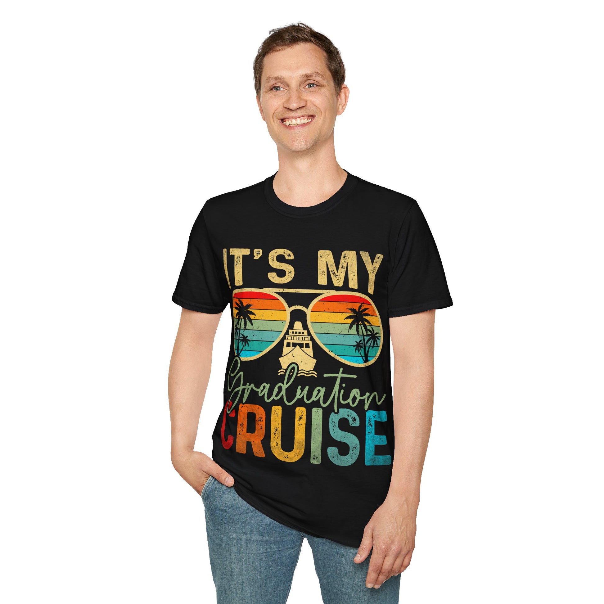 Summer Graduation Cruise T-Shirt, Perfect for Grad Celebrations, Beach Trips, Family Reunions, Vacation Tees, Casual Wear