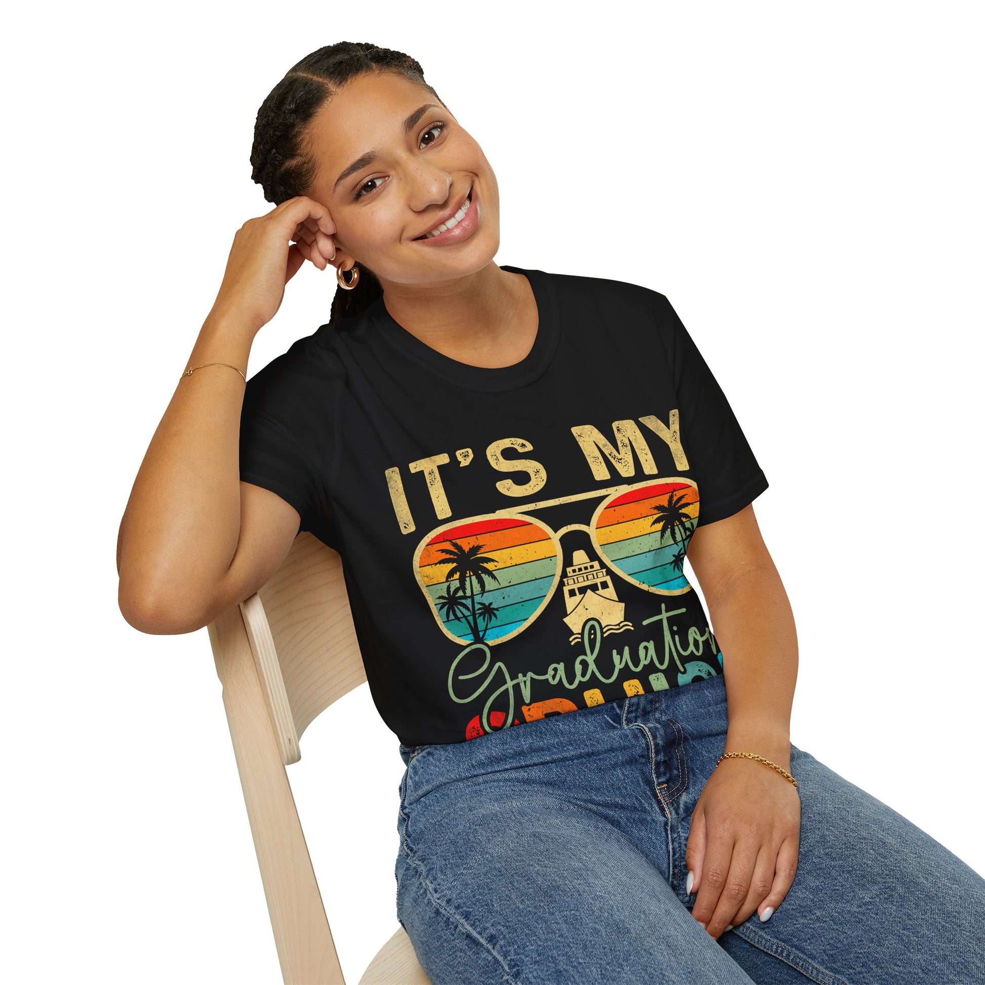 Summer Graduation Cruise T-Shirt, Perfect for Grad Celebrations, Beach Trips, Family Reunions, Vacation Tees, Casual Wear