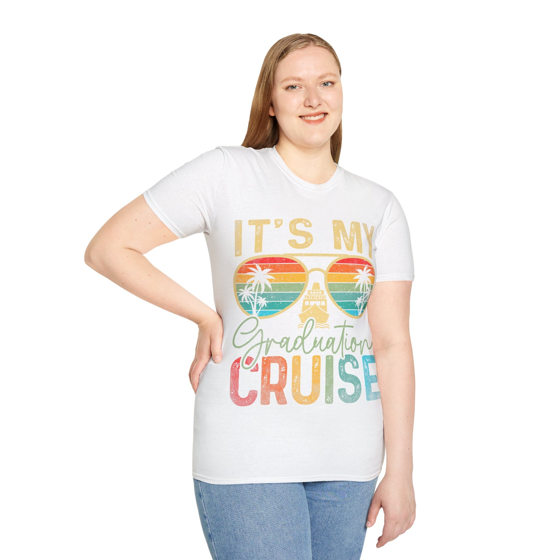 Summer Graduation Cruise T-Shirt, Perfect for Grad Celebrations, Beach Trips, Family Reunions, Vacation Tees, Casual Wear