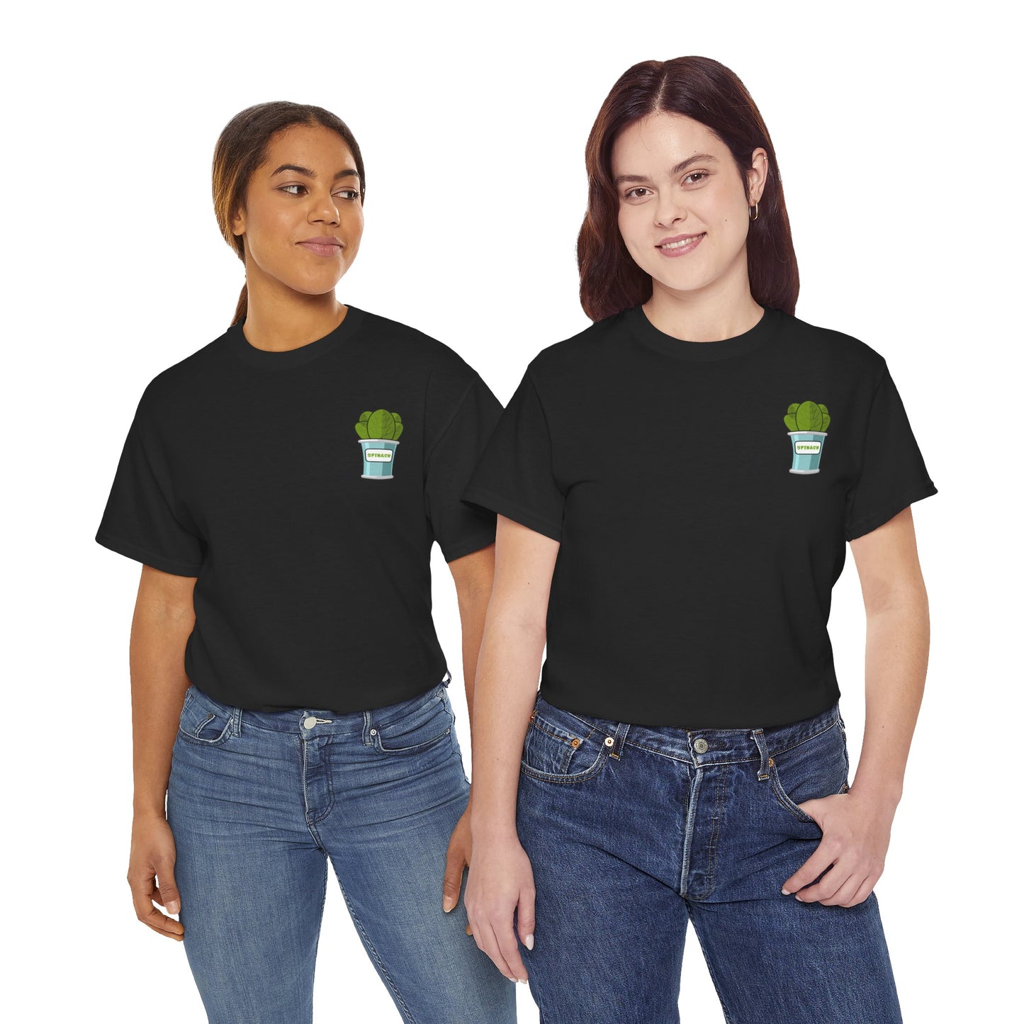 Popeye Front & Back Unisex Tee Shirt Print – Cotton
