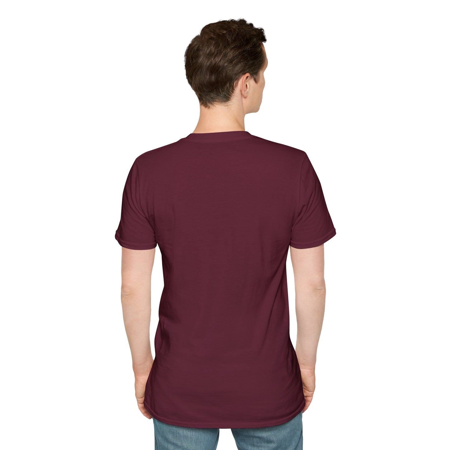 Cosmic Explorer Unisex Softstyle T-Shirt - Astronaut in Space Design