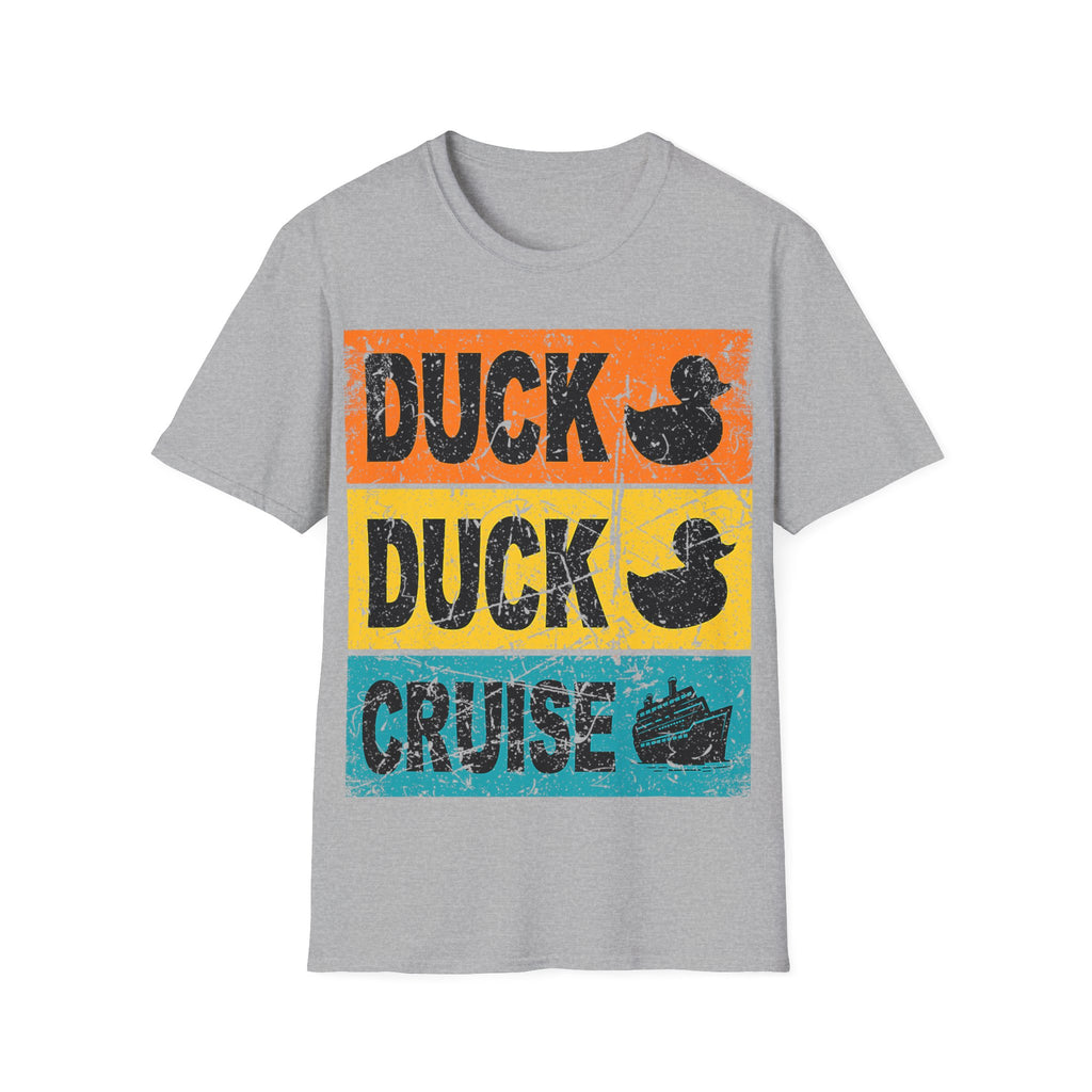 Duck Duck Choose Unisex Softstyle T-Shirt, Cute Animal Tee, Funny Graphic Shirt, Gift for Duck Lovers, Casual Wear, Summer Outfit