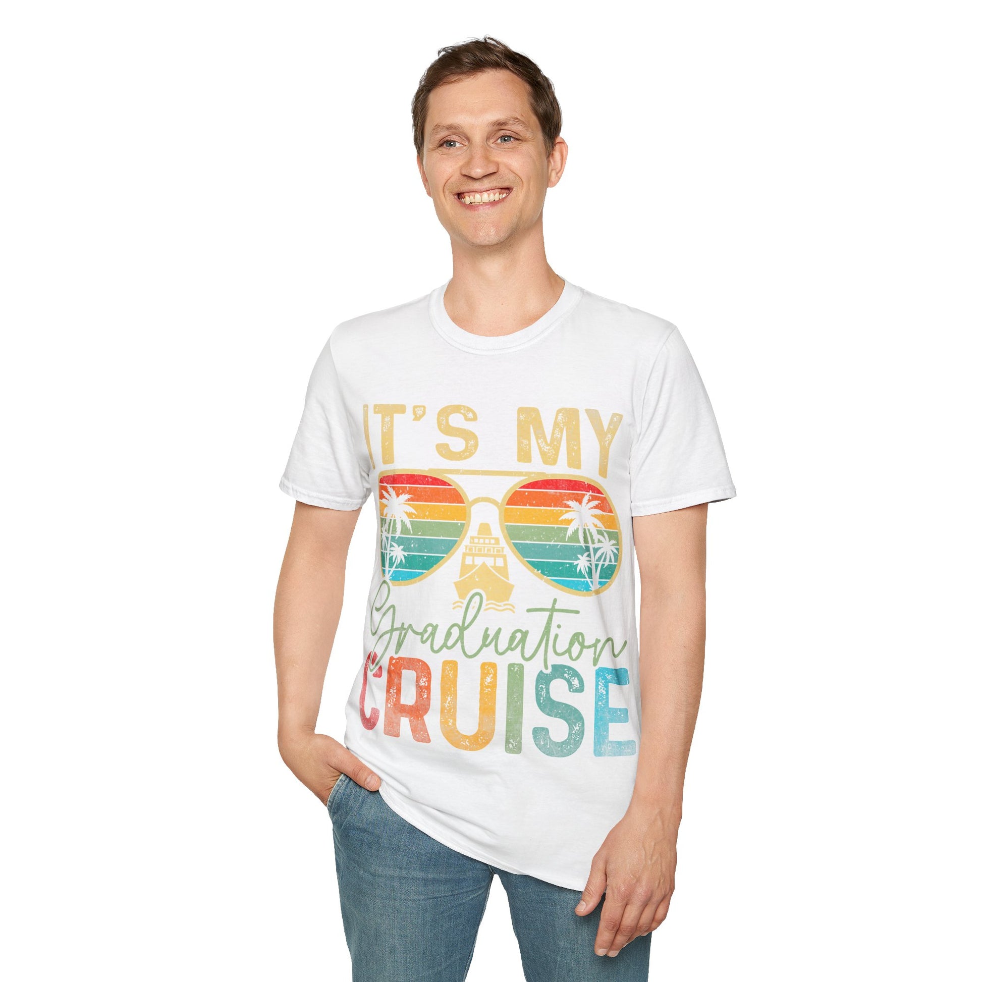 Summer Graduation Cruise T-Shirt, Perfect for Grad Celebrations, Beach Trips, Family Reunions, Vacation Tees, Casual Wear