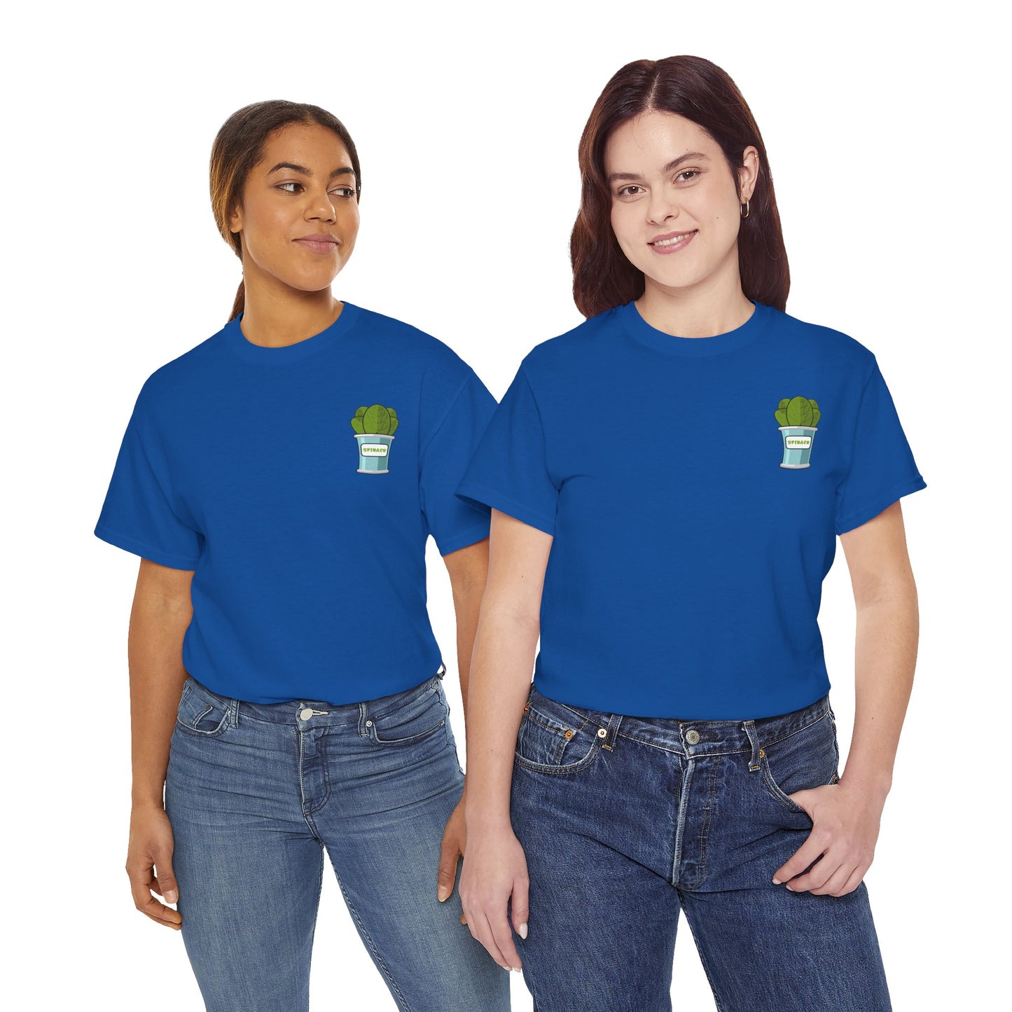 Popeye Front & Back Unisex Tee Shirt Print – Cotton
